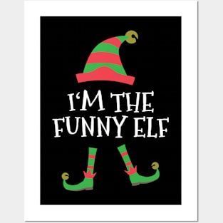 Funny Christmas Elf costume Party Crew Posters and Art